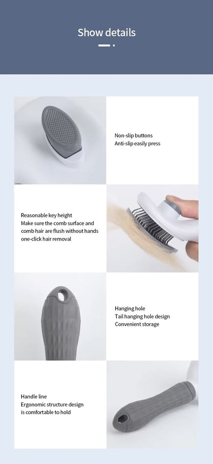 Le peigne autonettoyant